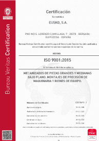  Certificado ISO de Eusko